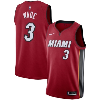 Men's Miami Heat Dwyane Wade Nike Red Replica Swingman Jersey - Statement Edition