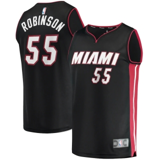 Men's Miami Heat Duncan Robinson Fanatics Branded Black Fast Break Replica Jersey - Icon Edition