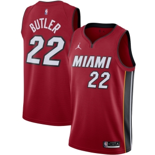 Men's Miami Heat Jimmy Butler Jordan Brand Red 2020-21 Swingman Jersey - Statement Edition