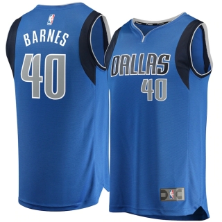Men's Dallas Mavericks Harrison Barnes Fanatics Branded Blue Fast Break Replica Jersey - Icon Edition