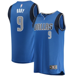 Men's Dallas Mavericks Isaiah Roby Fanatics Branded Blue Fast Break Replica Jersey - Icon Edition