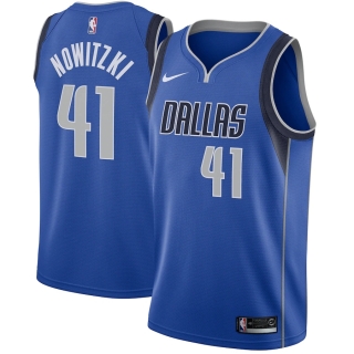 Men's Dallas Mavericks Dirk Nowitzki Nike Royal Swingman Jersey - Icon Edition