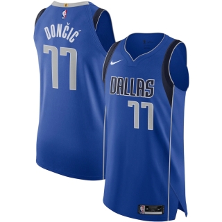 Men's Dallas Mavericks Luka Doncic Nike Blue 2020-21 Authentic Jersey - Icon Edition