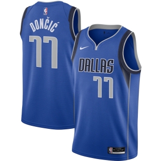 Men's Dallas Mavericks Luka Doncic Nike Royal 2020-21 Swingman Jersey – Icon Edition