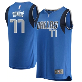 Men's Dallas Mavericks Luka Doncic Fanatics Branded Blue 2018 NBA Draft First Round Pick Fast Break Replica Jersey - Icon Edition