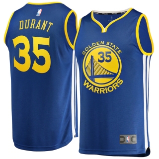 Men's Golden State Warriors Kevin Durant Fanatics Branded Royal Fast Break Replica Jersey - Icon Edition