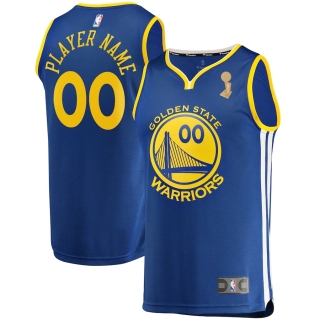Men's Golden State Warriors Fanatics Branded Royal 2019 NBA Champions Fast Break Replica Custom Jersey - Icon Edition