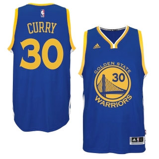 Men's Golden State Warriors Stephen Curry adidas Royal Player Swingman Road Jersey