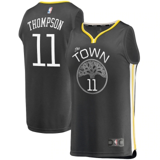 Men's Golden State Warriors Klay Thompson Fanatics Branded Charcoal Fast Break Replica Player Jersey - Statement Edition