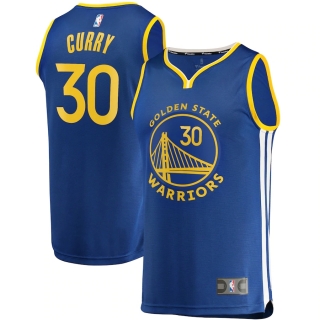 Men's Golden State Warriors Stephen Curry Fanatics Branded Royal Fast Break Replica Player Team Jersey - Icon Edition