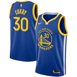 Men's Golden State Warriors Stephen Curry Nike Royal 2019-2020 Swingman Jersey - Icon Edition