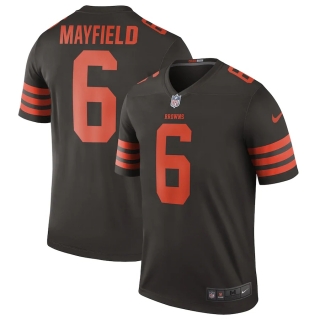 Men's Cleveland Browns Nike Baker Mayfield Brown Player Legend Jersey