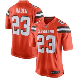 Men's Cleveland Browns Joe Haden Nike Orange Limited Alternate Jersey