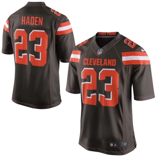 Men's Cleveland Browns Joe Haden Nike Brown Limited Jersey