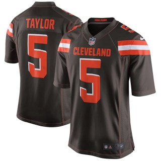 Men's Cleveland Browns Tyrod Taylor Nike Brown Game Jersey