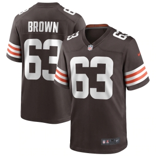 Men's Cleveland Browns Evan Brown Nike Brown Game Player Jersey