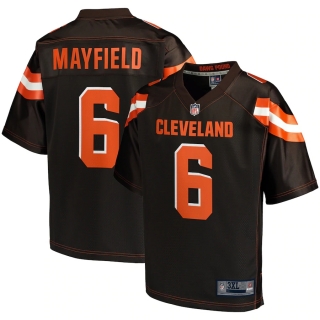 Men's Cleveland Browns Baker Mayfield NFL Pro Line Brown Big & Tall Player Jersey