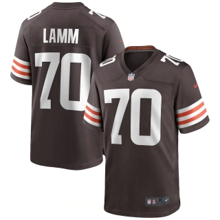 Men's Cleveland Browns Kendall Lamm Nike Brown Game Jersey