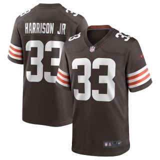 Men's Cleveland Browns Ronnie Harrison Jr Nike Brown Game Jersey