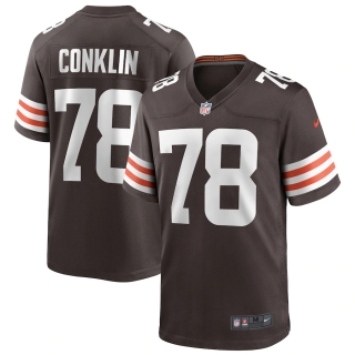 Men's Cleveland Browns Jack Conklin Nike Brown Game Player Jersey
