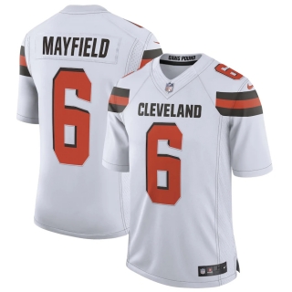 Men's Cleveland Browns Baker Mayfield Nike White Limited Jersey