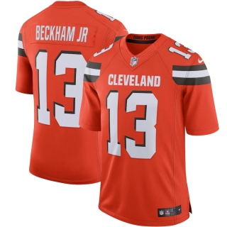 Men's Cleveland Browns Odell Beckham Jr Nike Orange Vapor Limited Jersey