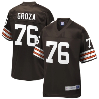 Men's Cleveland Browns Lou Groza NFL Pro Line Brown Retired Player Jersey
