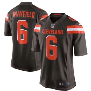 Men's Cleveland Browns Baker Mayfield Nike Brown Game Jersey