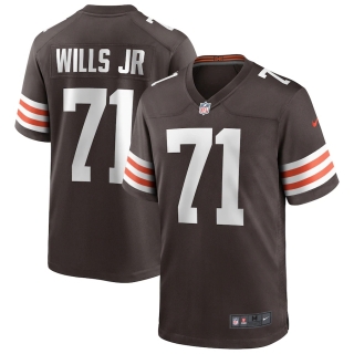 Men's Cleveland Browns Jedrick Wills Jr Nike Brown 2020 NFL Draft First Round Pick Game Jersey