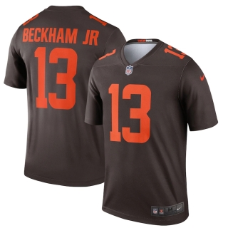 Men's Cleveland Browns Odell Beckham Jr Nike Brown Alternate Legend Jersey
