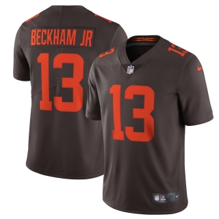 Men's Cleveland Browns Odell Beckham Jr Nike Brown Alternate Vapor Limited Jersey