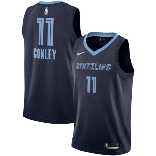 Men's Memphis Grizzlies Mike Conley Nike Navy Replica Swingman Jersey - Icon Edition