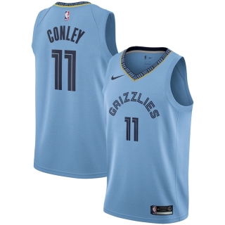 Men's Memphis Grizzlies Mike Conley Nike Light Blue Replica Swingman Jersey - Statement Edition