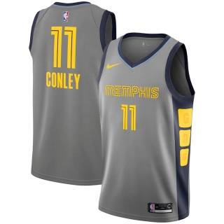 Men's Memphis Grizzlies Mike Conley Nike Gray City Edition Swingman Jersey