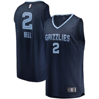 Men's Memphis Grizzlies Jordan Bell Fanatics Branded Navy Fast Break Player Jersey - Icon Edition