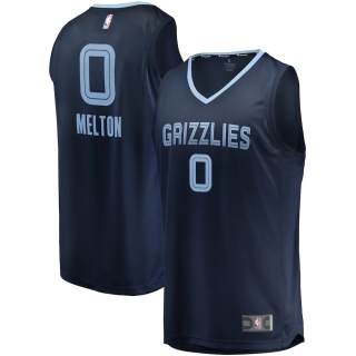 Men's Memphis Grizzlies De'Anthony Melton Fanatics Branded Navy Fast Break Replica Jersey - Icon Edition