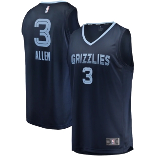 Men's Memphis Grizzlies Grayson Allen Fanatics Branded Navy Fast Break Replica Jersey - Icon Edition