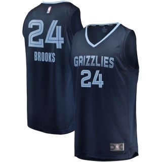 Men's Memphis Grizzlies Dillon Brooks Fanatics Branded Navy Fast Break Player Jersey - Icon Edition