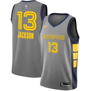 Men's Memphis Grizzlies Jaren Jackson Jr Nike Gray City Edition Swingman Jersey