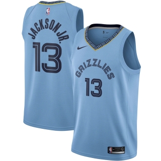 Men's Memphis Grizzlies Jaren Jackson Jr Jordan Brand Light Blue 2020-21 Swingman Jersey - Statement Edition