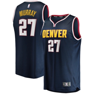 Men's Denver Nuggets Jamal Murray Fanatics Branded Navy 2019-20 Fast Break Replica Player Jersey - Icon Edition