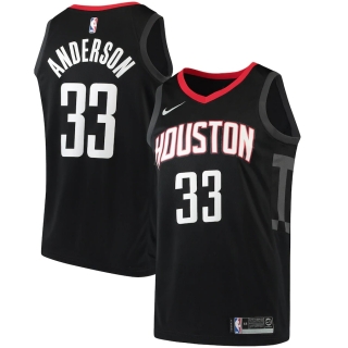 Men's Houston Rockets Ryan Anderson Nike Black Swingman Jersey Statement Edition