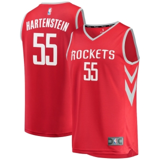 Men's Houston Rockets Isaiah Hartenstein Fanatics Branded Red Fast Break Replica Jersey - Icon Edition