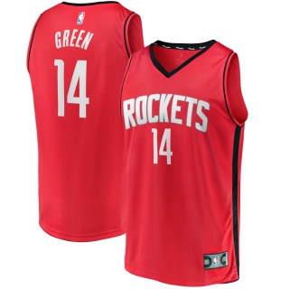 Men's Houston Rockets Gerald Green Fanatics Branded Red Fast Break Player Replica Jersey - Icon Edition