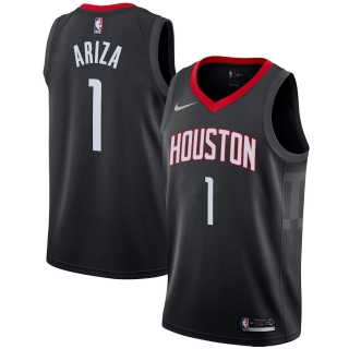 Men's Houston Rockets Trevor Ariza Nike Black Swingman Jersey Statement Edition