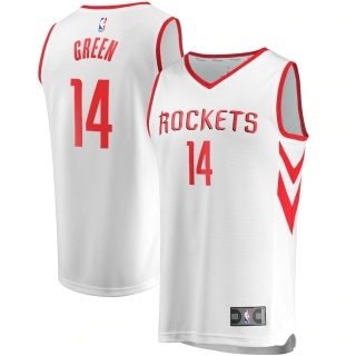 Men's Houston Rockets Gerald Green Fanatics Branded White Fast Break Player Replica Jersey - Association Edition