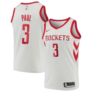 Men's Houston Rockets Chris Paul Nike White Replica Swingman Jersey - Association Edition