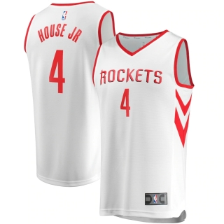 Men's Houston Rockets Danuel House Jr Fanatics Branded White Fast Break Player Replica Jersey - Association Edition