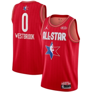 Men's Russell Westbrook Jordan Brand Red 2020 NBA All-Star Game Swingman Finished Jersey