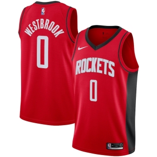 Men's Houston Rockets Russell Westbrook Nike Red 2019-2020 Swingman Jersey - Icon Edition